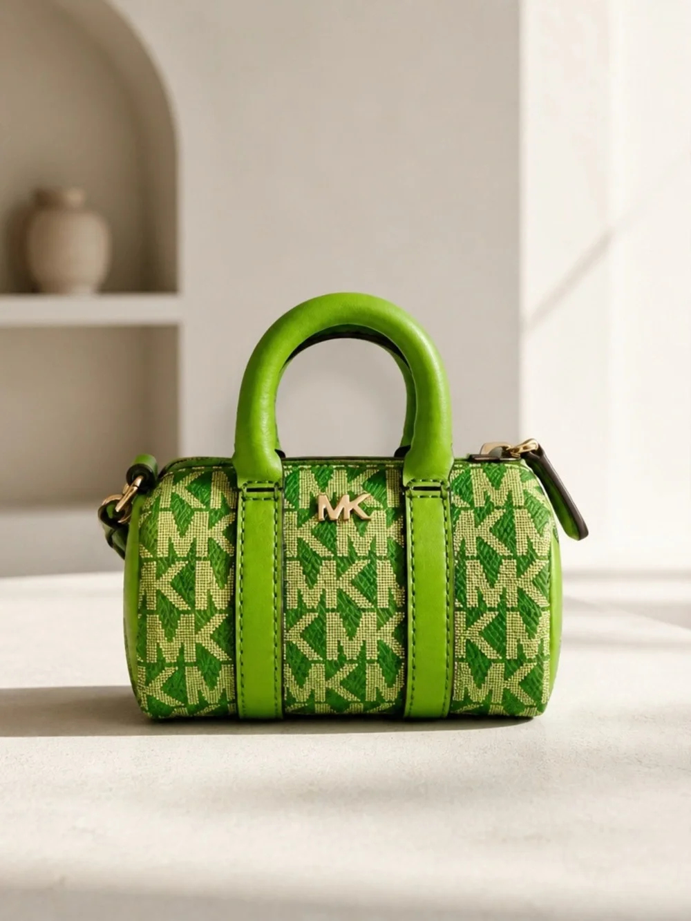 Michael Kors Empire Signature Logo Micro Duffle Bag Charm